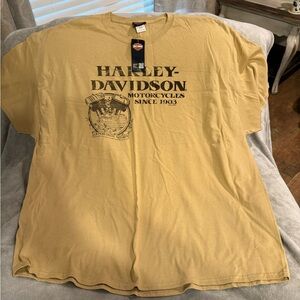 Harley-Davidson Gold Short Sleeve Tee
